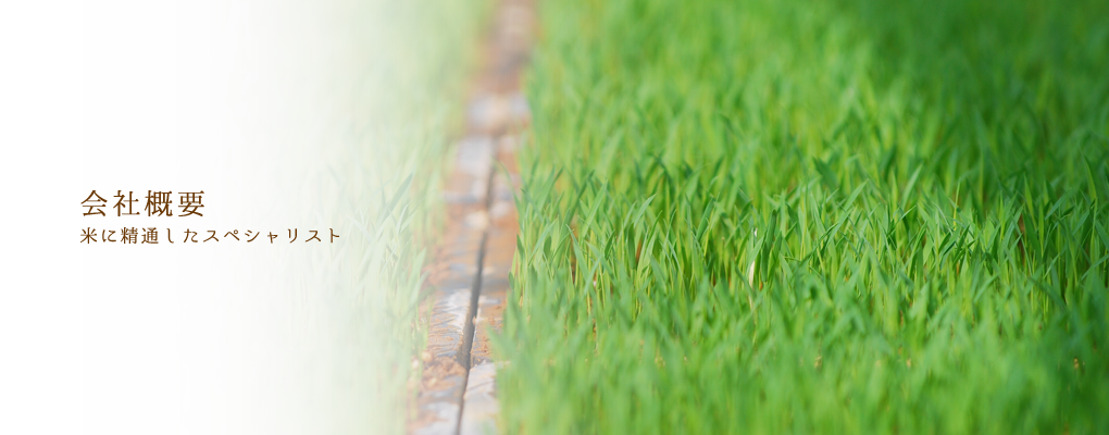 米に精通したスペシャリスト